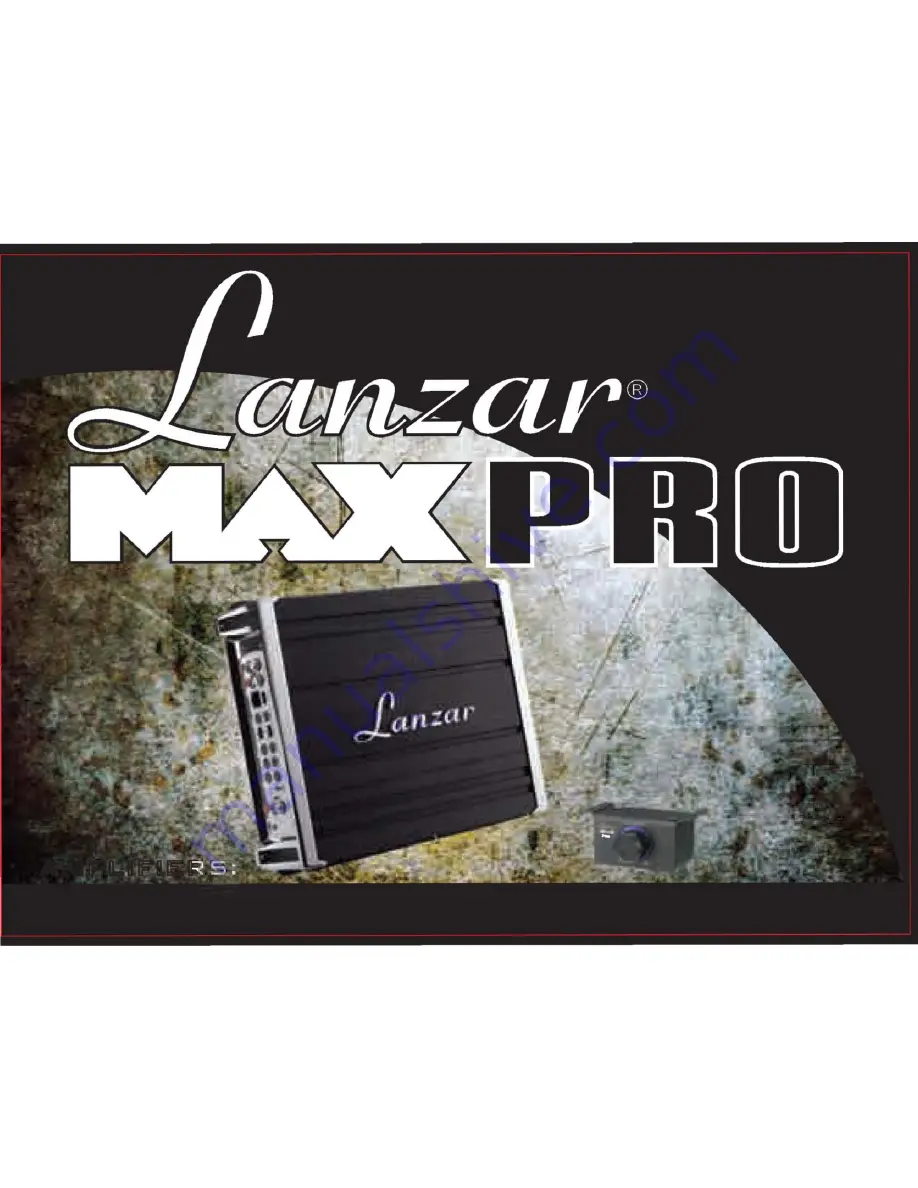 Lanzar MAXP 2760N Скачать руководство пользователя страница 1