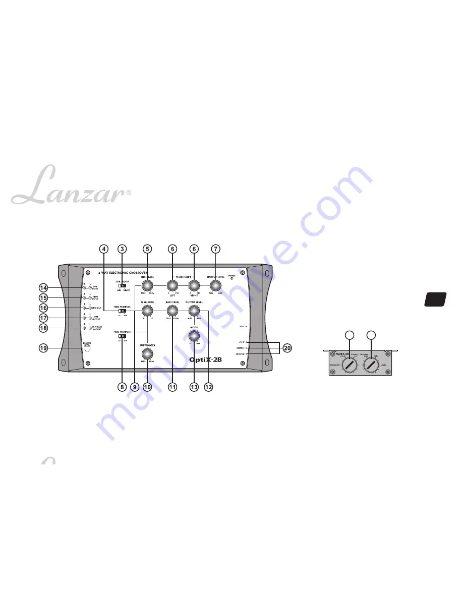 Lanzar OPTIX-2B Скачать руководство пользователя страница 6