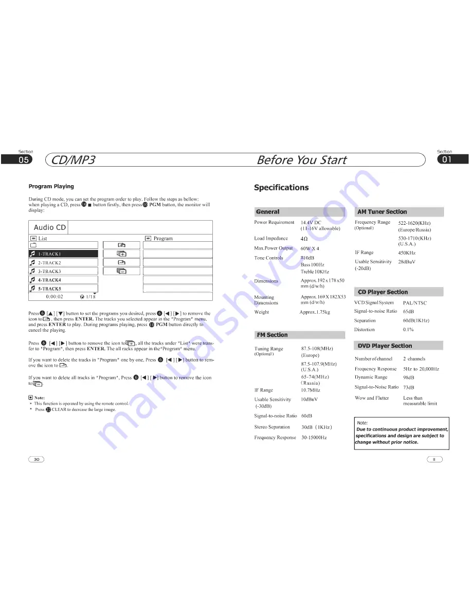 Lanzar SVD59EL Operational Manual Download Page 11