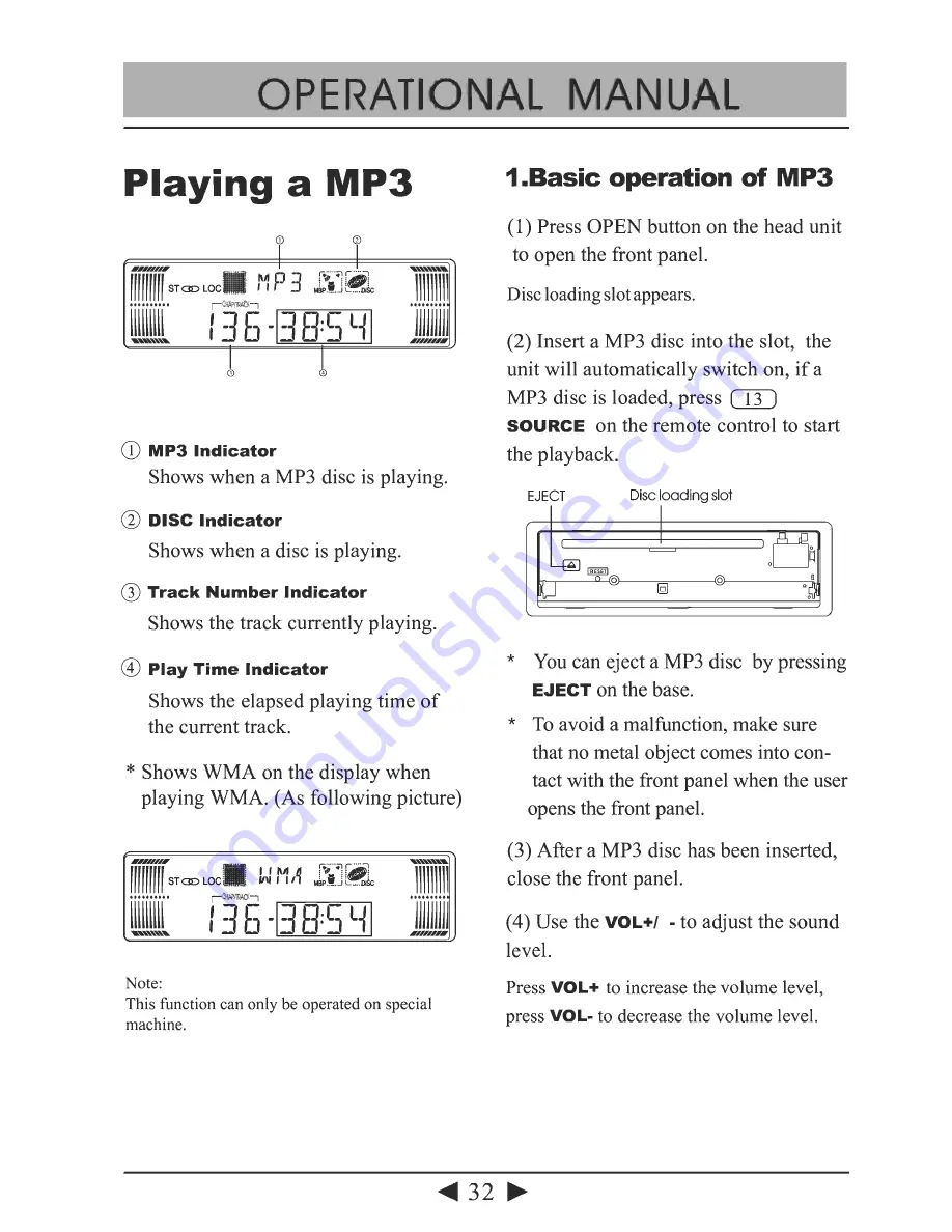 Lanzar SVDVD28 Operation Manual Download Page 32