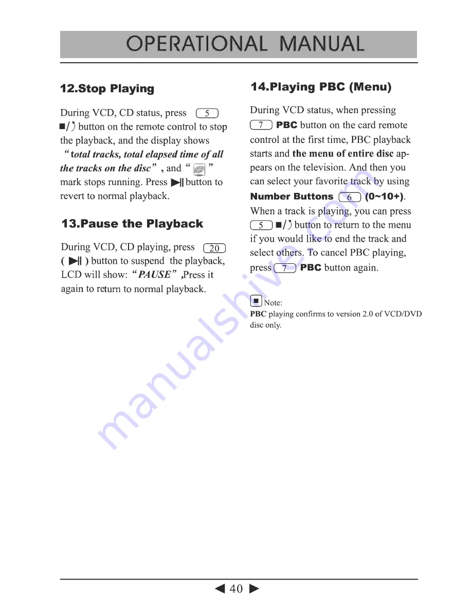 Lanzar SVDVD28 Operation Manual Download Page 40