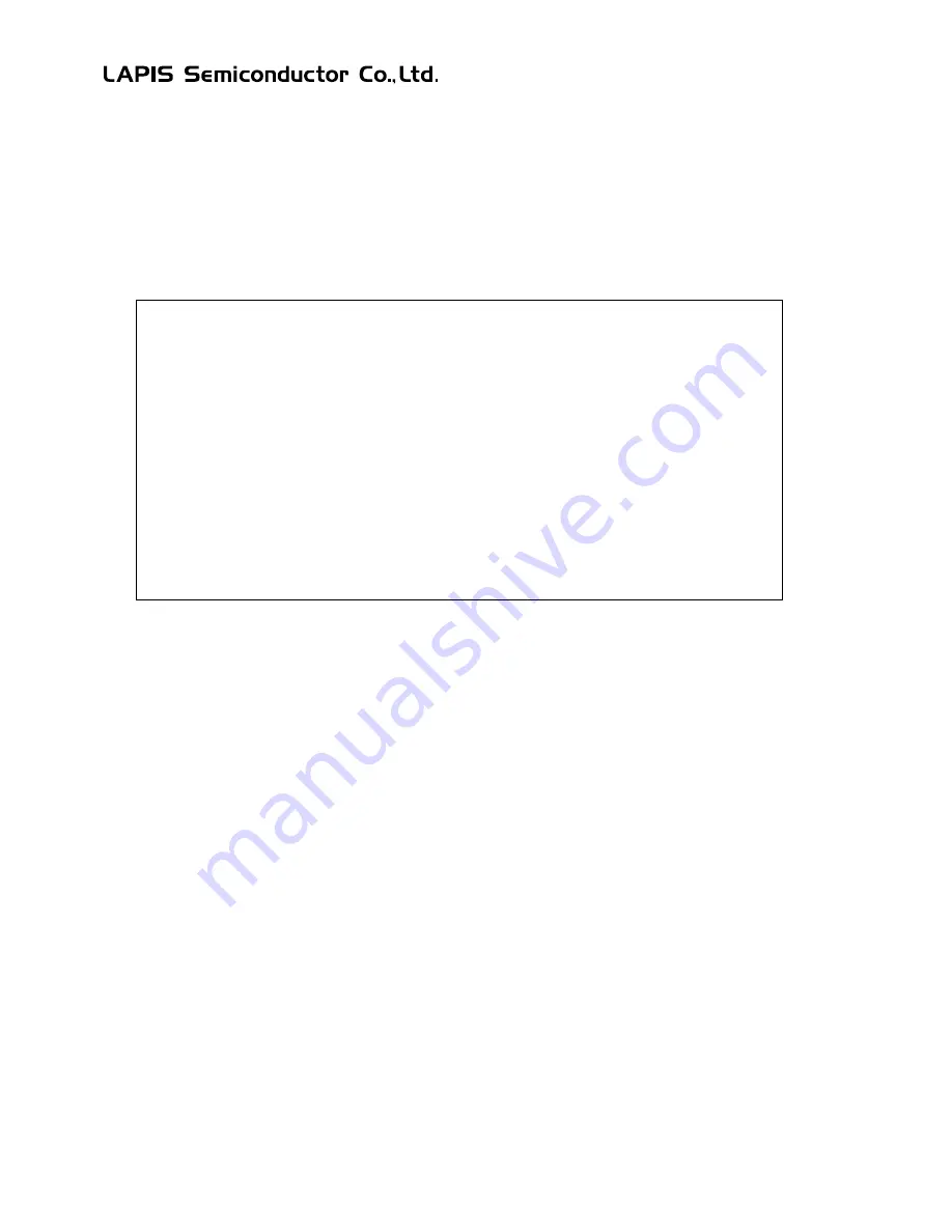 LAPIS Semiconductor ML62Q1000 Series User Manual Download Page 3