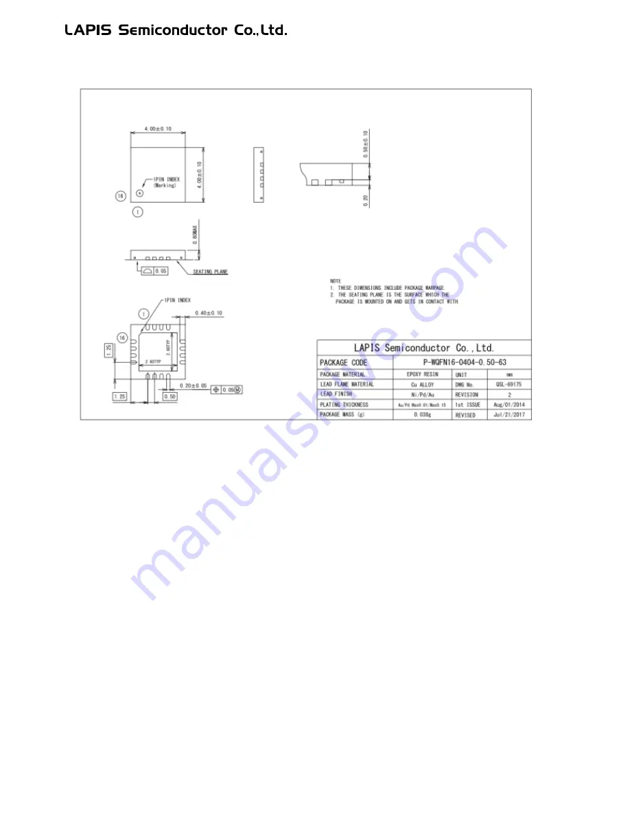 LAPIS Semiconductor ML62Q1000 Series Скачать руководство пользователя страница 839