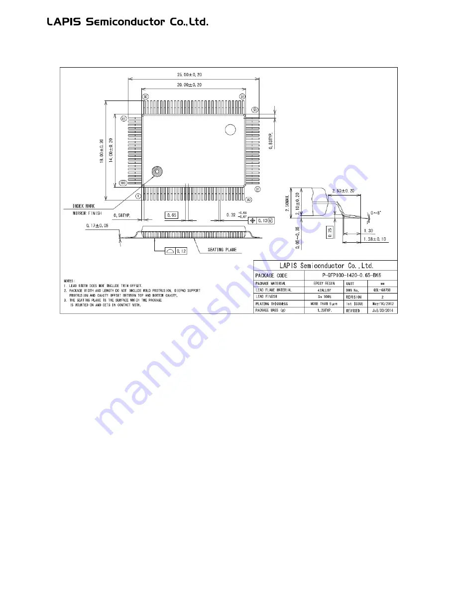 LAPIS Semiconductor ML62Q1000 Series User Manual Download Page 849