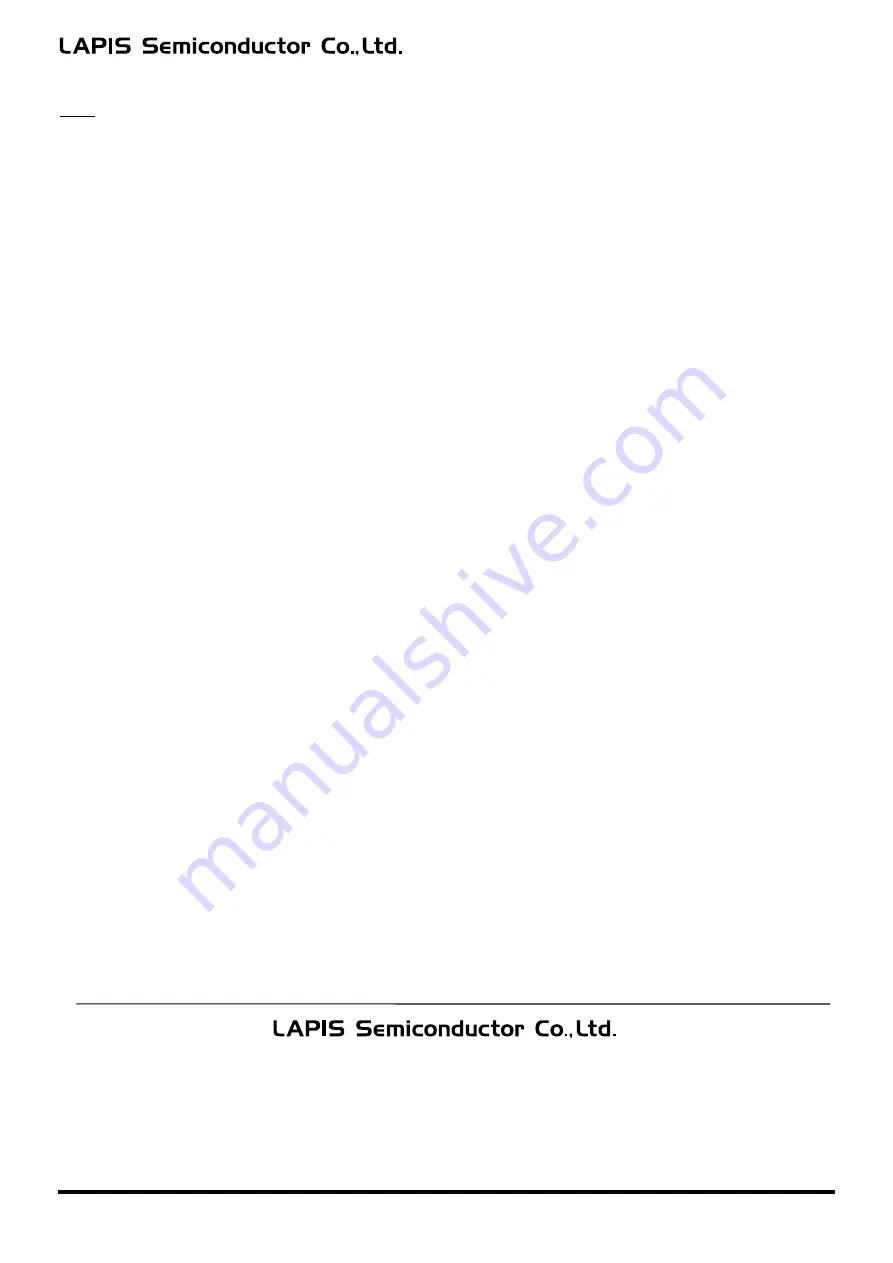 LAPIS Semiconductor ML62Q1347 User Manual Download Page 2