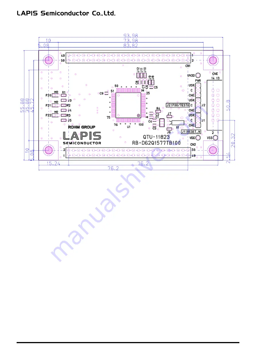 LAPIS Semiconductor ML62Q1577 User Manual Download Page 14