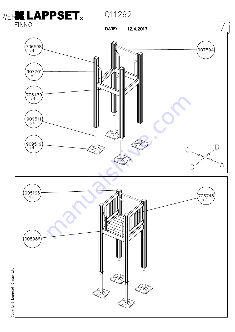 LAPPSET CLIMBING ADVENTURE Installation Instructions Manual Download Page 27