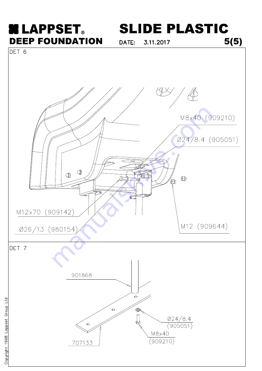 LAPPSET CLIMBING ADVENTURE Installation Instructions Manual Download Page 59