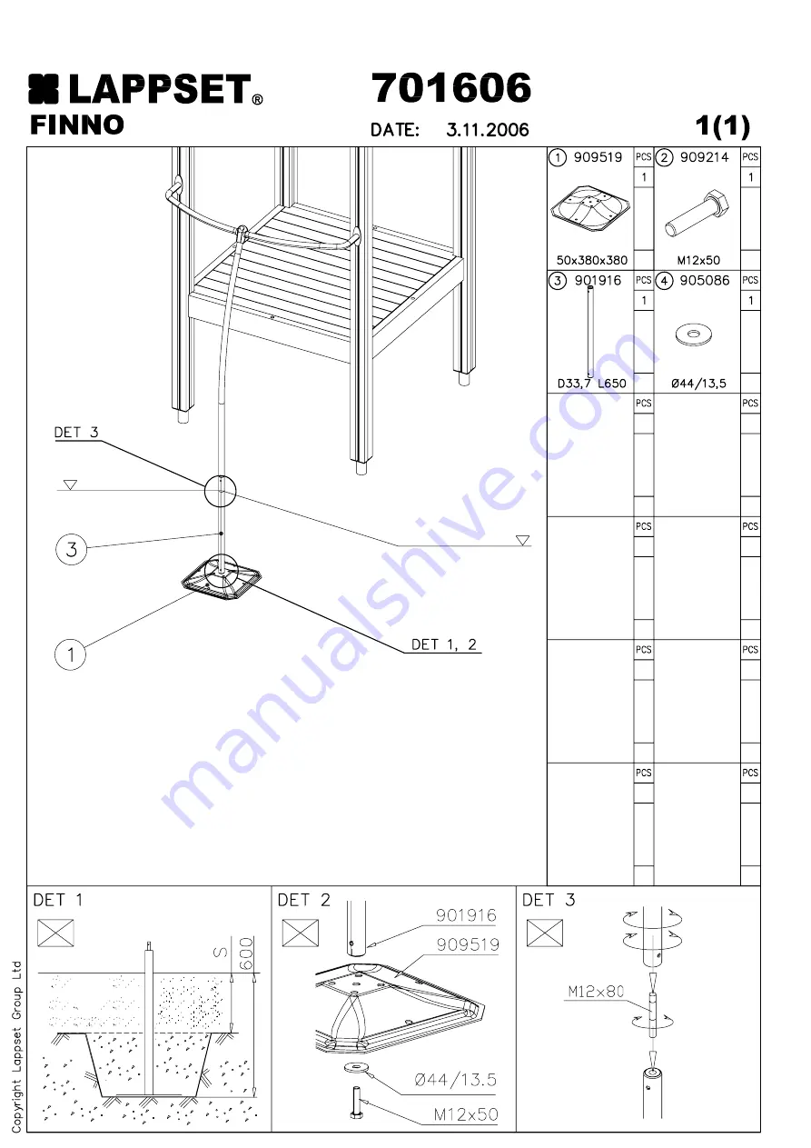 LAPPSET CLOVER Installation Instructions Manual Download Page 37