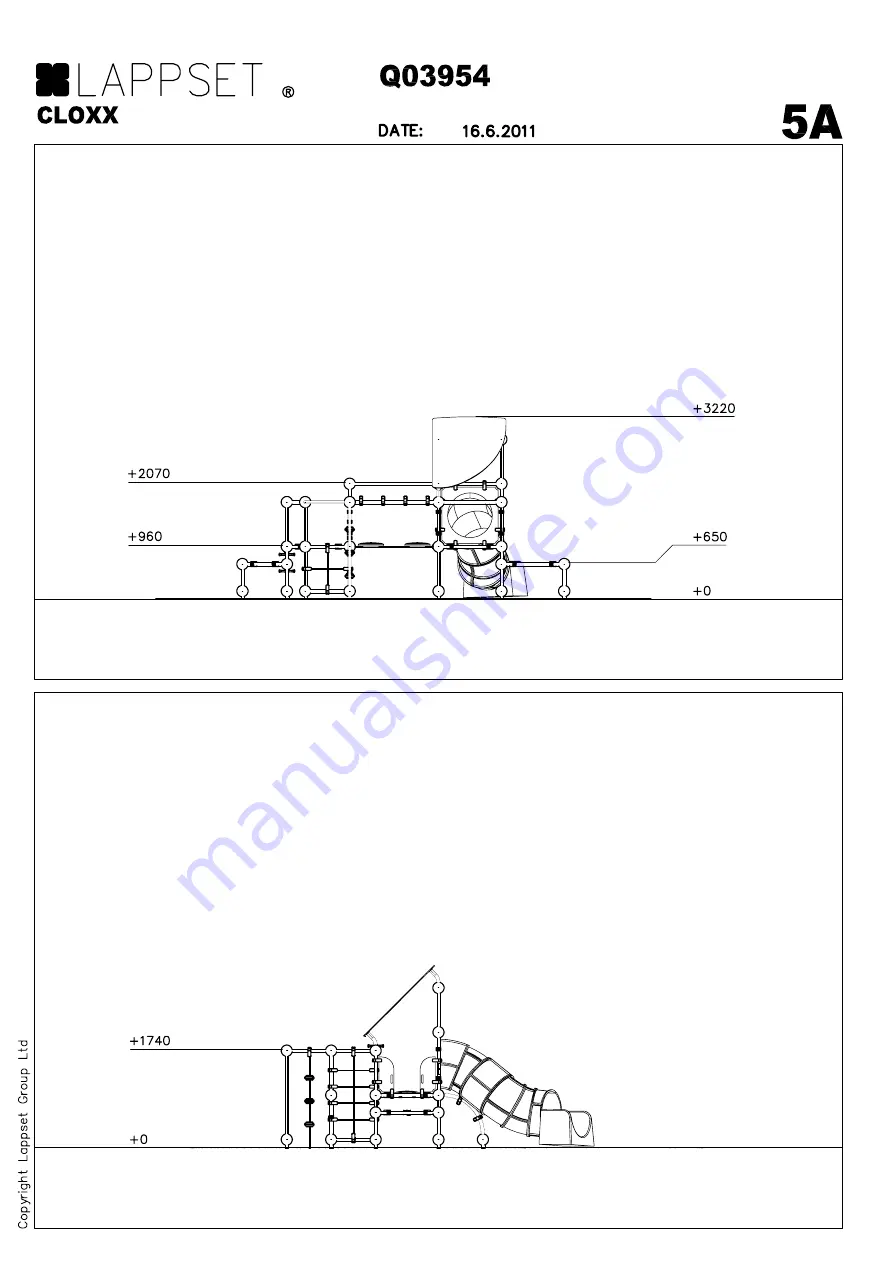 LAPPSET CLOXX Installation Instructions Manual Download Page 6