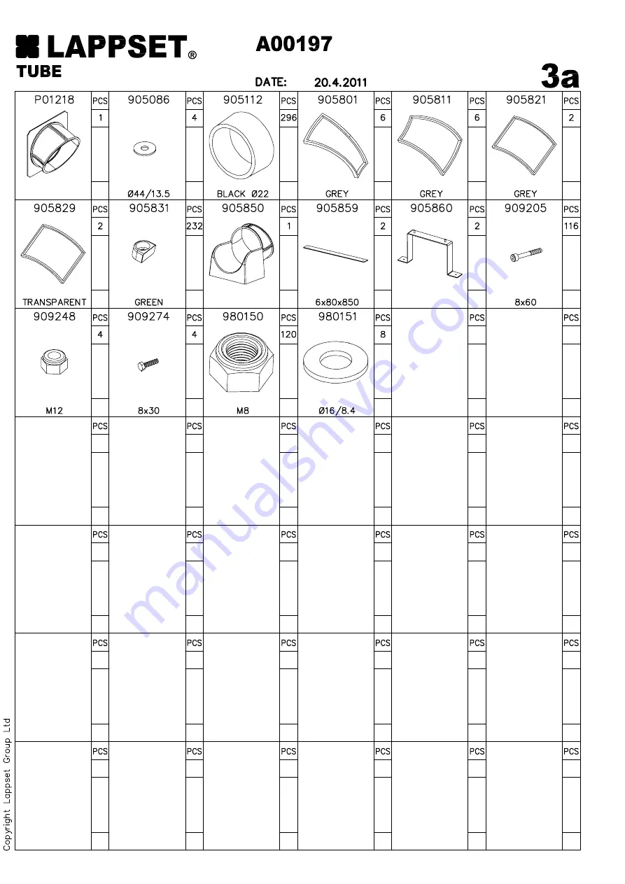 LAPPSET CLOXX Installation Instructions Manual Download Page 28