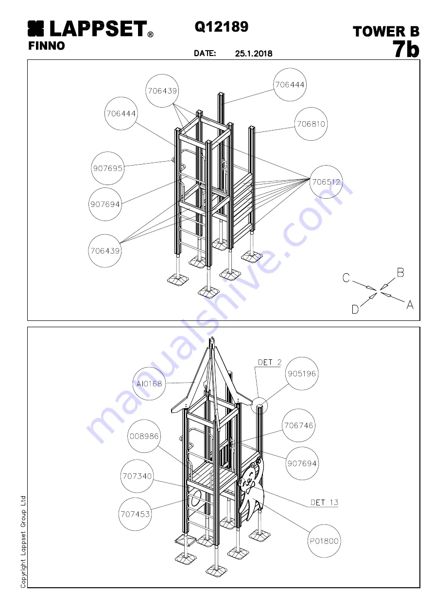 LAPPSET FINNO Q12189 Installation Instructions Manual Download Page 19