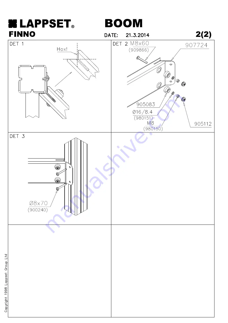 LAPPSET FINNO Q12189 Скачать руководство пользователя страница 34