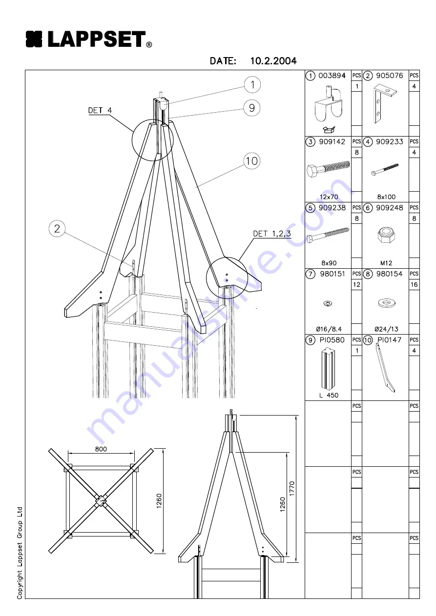 LAPPSET FINNO Q12189 Скачать руководство пользователя страница 60