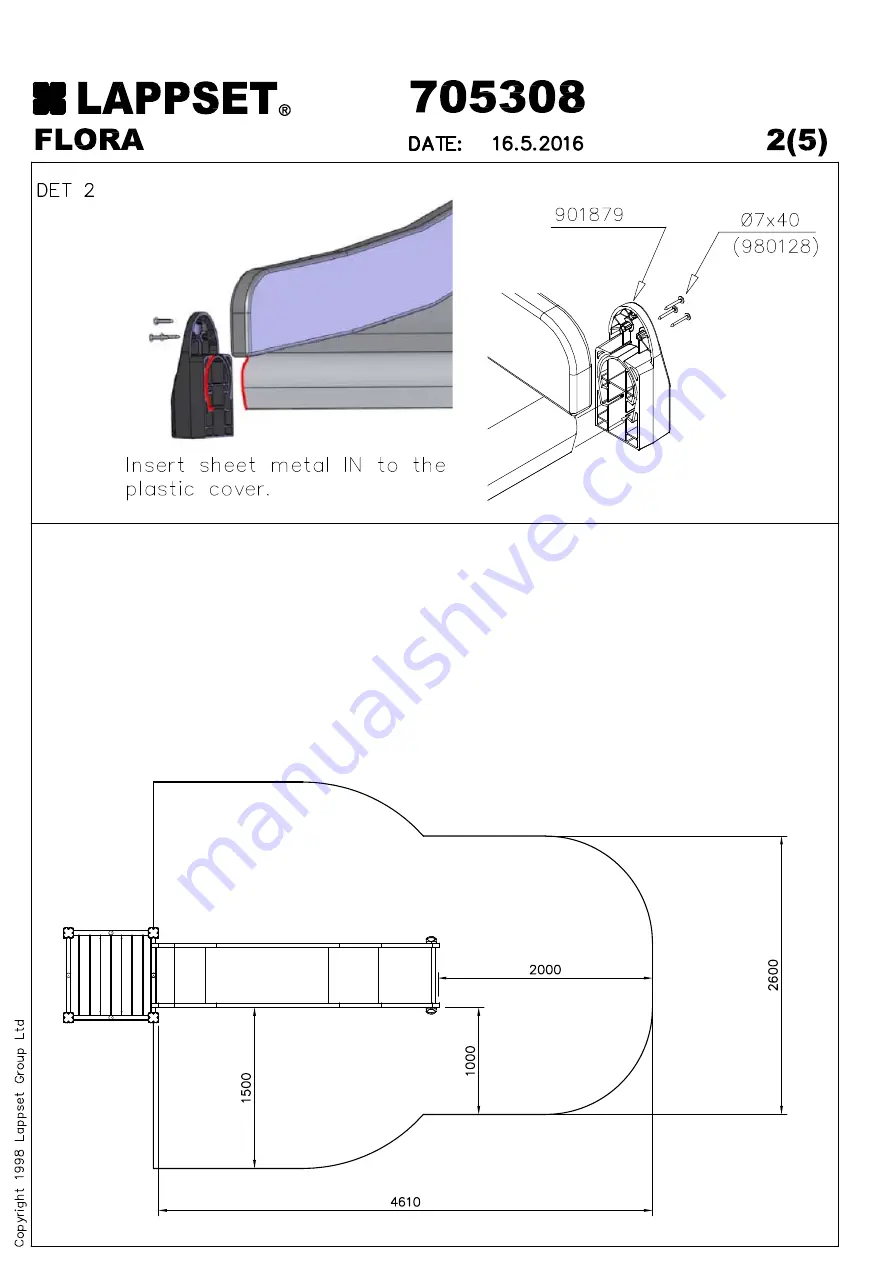 LAPPSET Q10836 Installation Instructions Manual Download Page 43