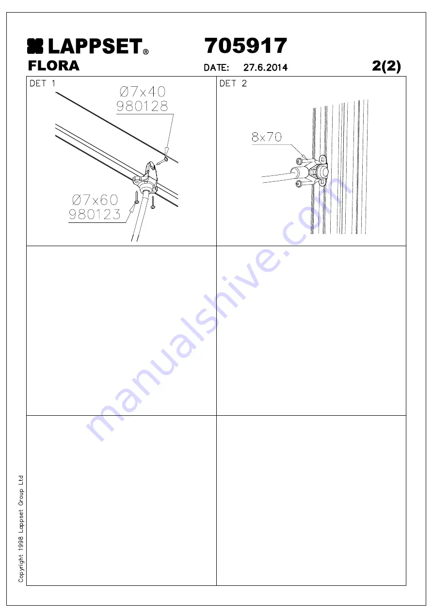 LAPPSET Q10836 Installation Instructions Manual Download Page 78