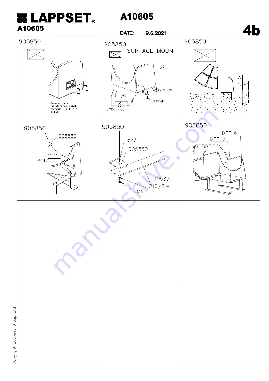 LAPPSET Q15473 Installation Instructions Manual Download Page 63