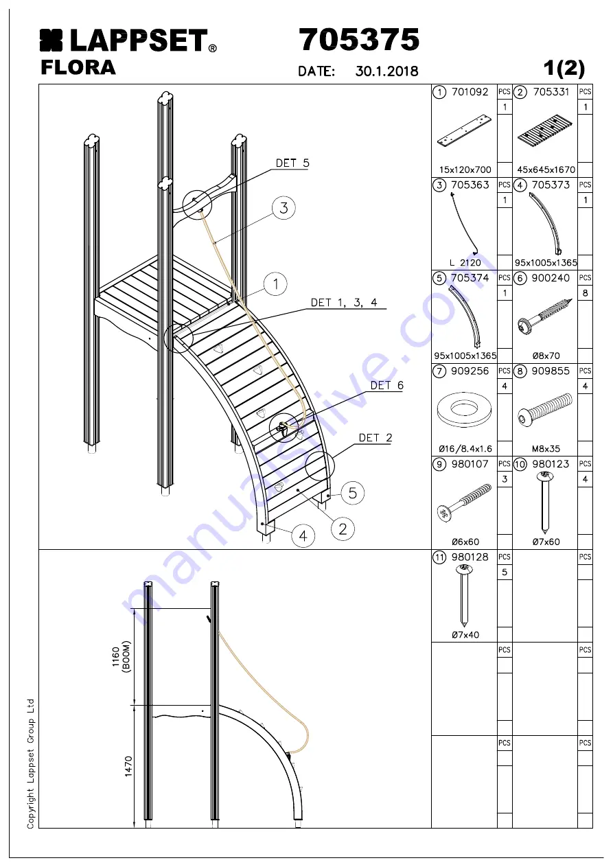 LAPPSET Q15473 Installation Instructions Manual Download Page 87