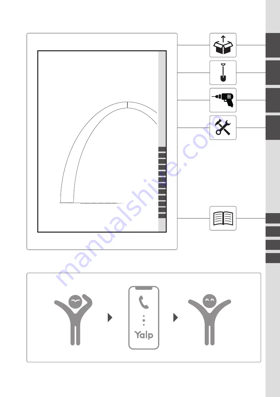 LAPPSET Yalp Sona YA 3500 Installation Instructions Manual Download Page 3