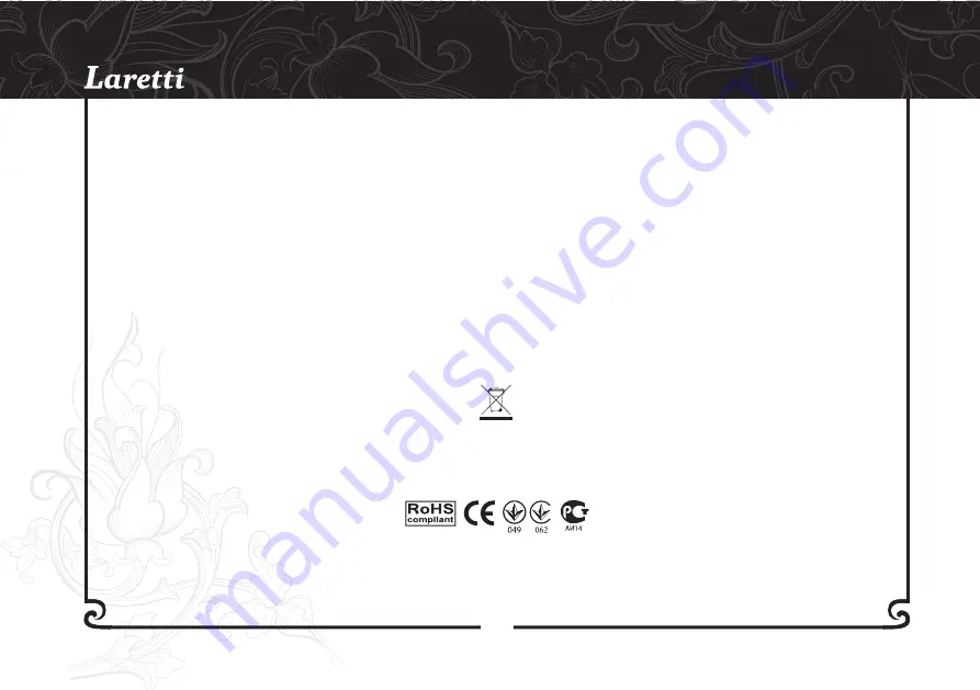 Laretti LR8321 Manual Download Page 22