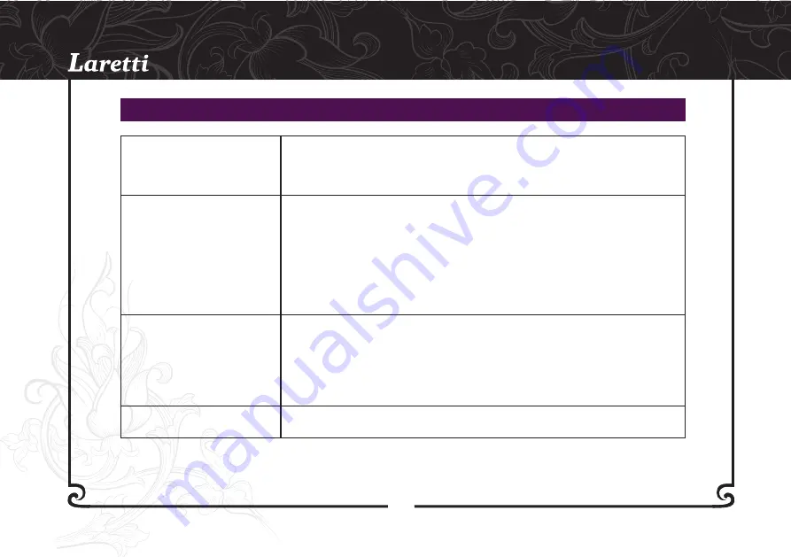 Laretti LR8321 Manual Download Page 40