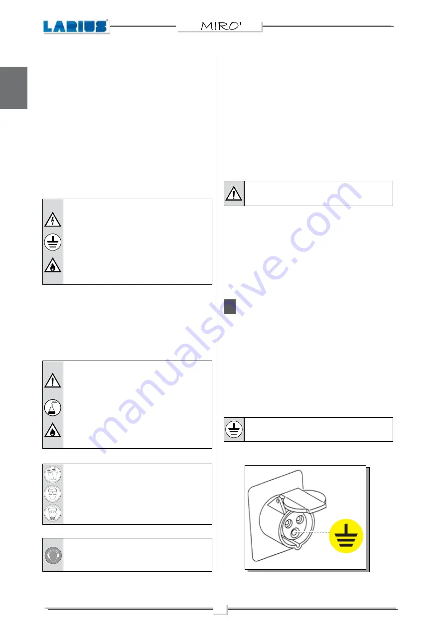 Larius MIRO Series Operating And Maintenance Instruction Manual Download Page 10