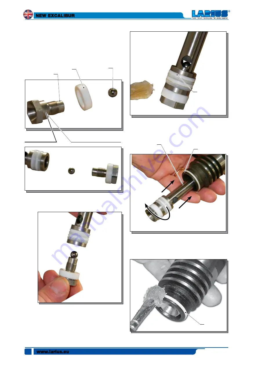 Larius New Excalibur Operating And Maintenance Instruction Manual Download Page 32