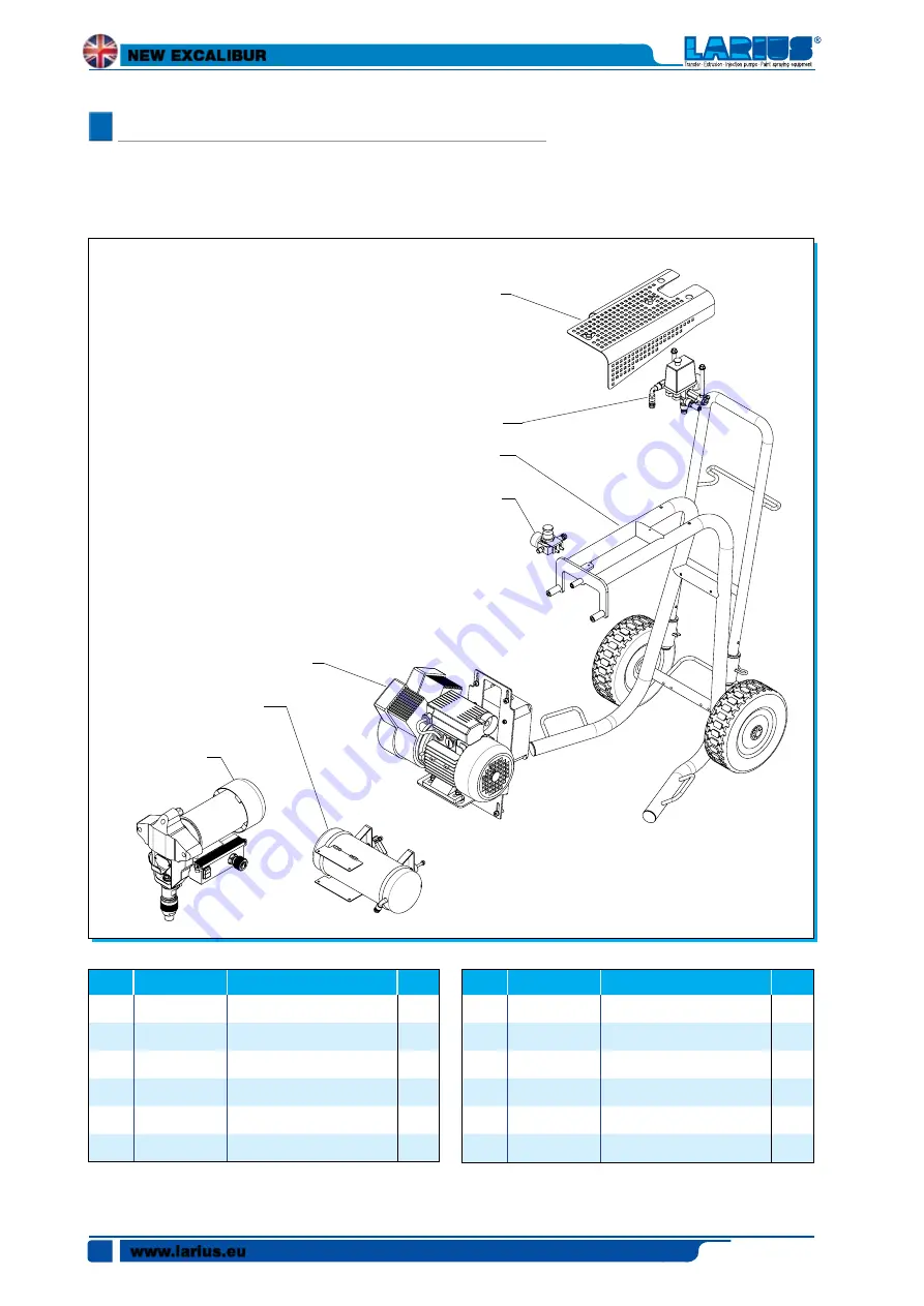 Larius New Excalibur Operating And Maintenance Instruction Manual Download Page 46