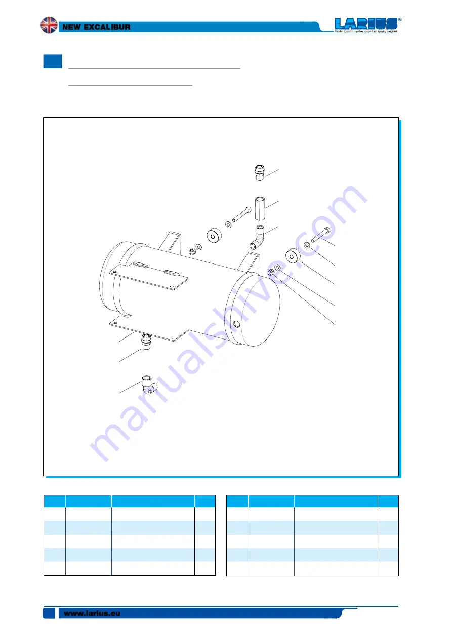 Larius New Excalibur Operating And Maintenance Instruction Manual Download Page 50