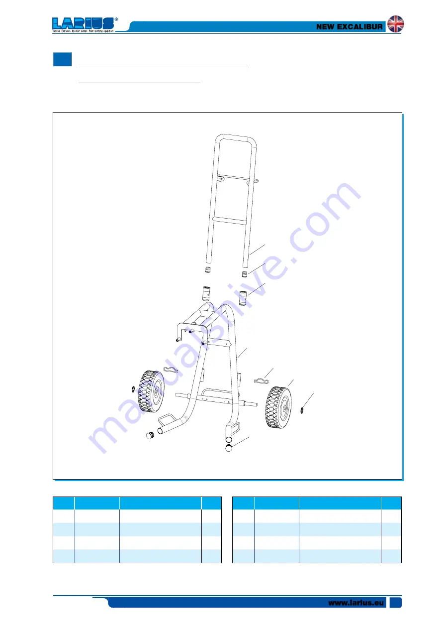 Larius New Excalibur Operating And Maintenance Instruction Manual Download Page 51