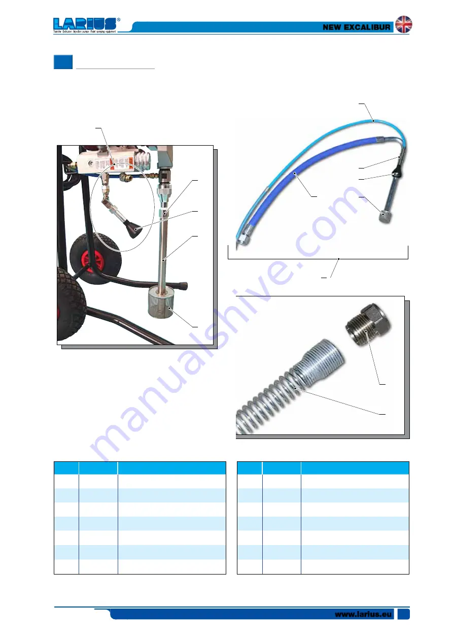 Larius New Excalibur Operating And Maintenance Instruction Manual Download Page 53