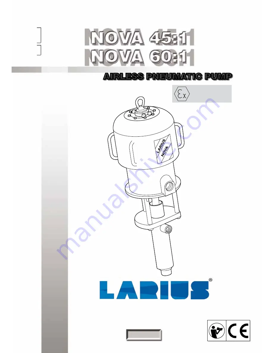 Larius NOVA 45:1 Operating And Maintenance Instructions Manual Download Page 1