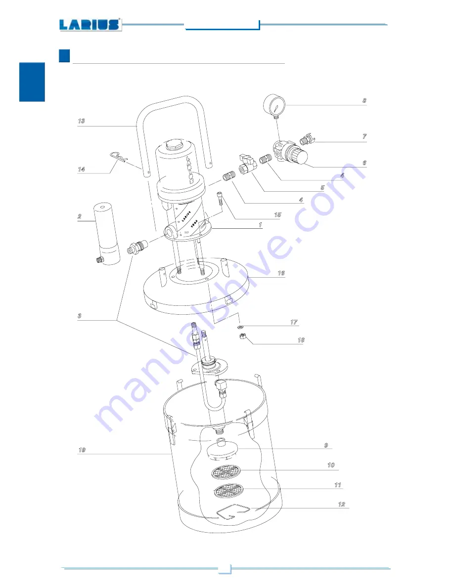 Larius VEGA 23:1 Operating And Maintenance Instruction Manual Download Page 36