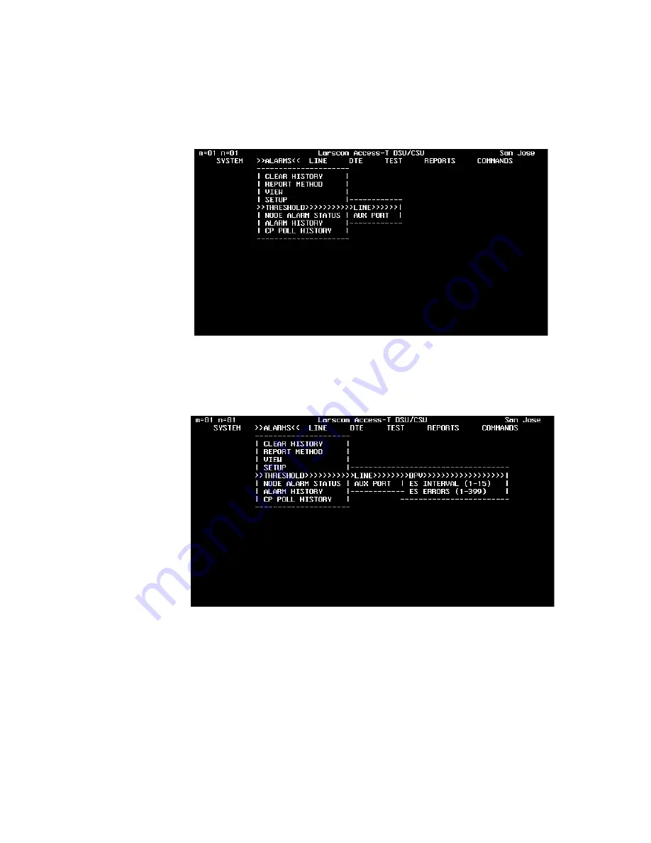 Larscom ACST-1500B Series Installation And Operation Manual Download Page 122