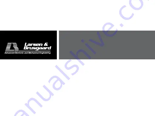 Larsen & Brusgaard VISO User Manual Download Page 1