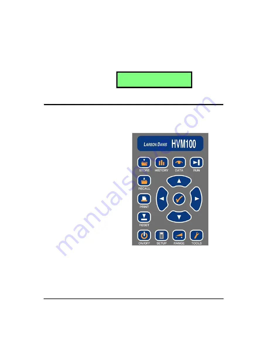 Larson Davis HVM100 Manual Download Page 22