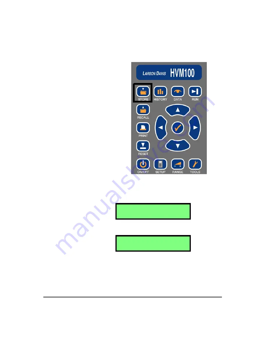 Larson Davis HVM100 Manual Download Page 70