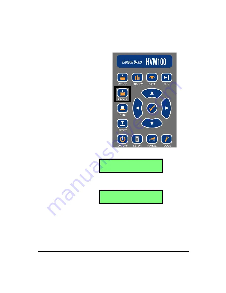 Larson Davis HVM100 Manual Download Page 77