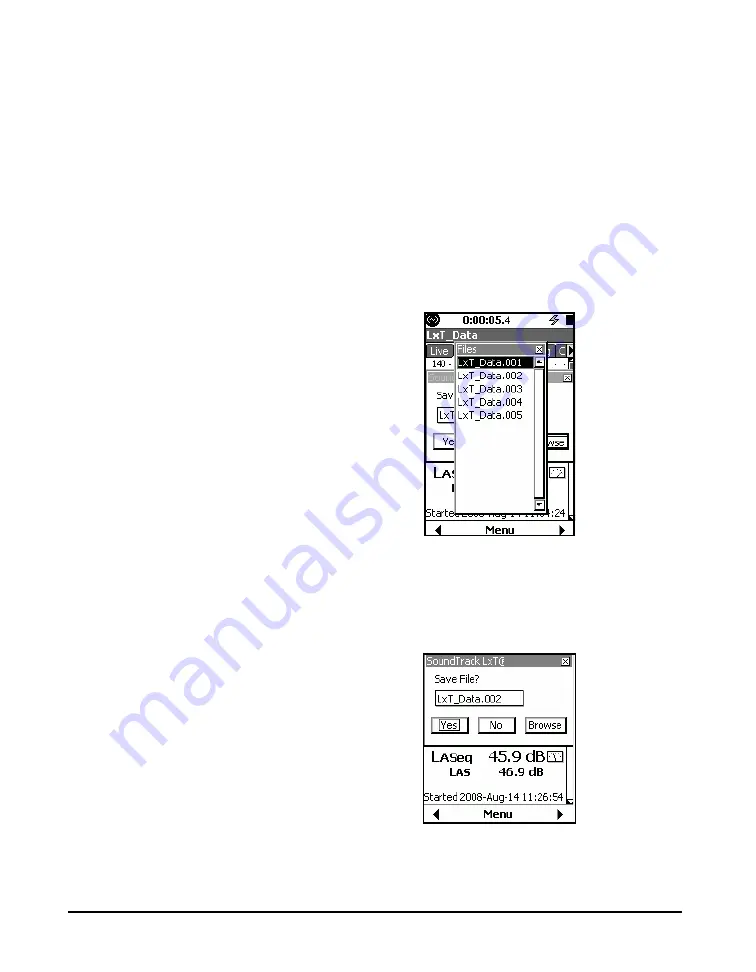 Larson Davis SoundTrack LxT User Manual Download Page 89