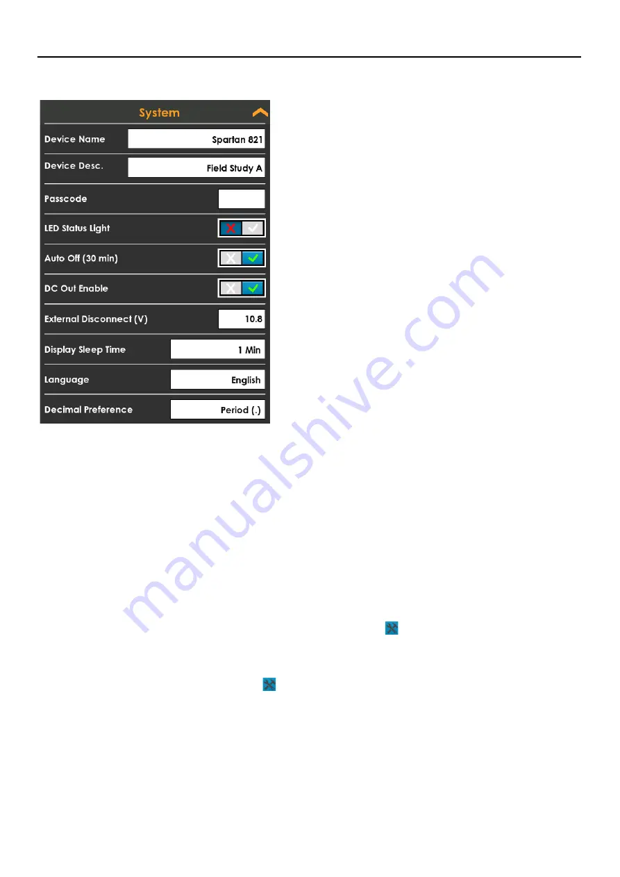 Larson Davis Spartan 821 Reference Manual Download Page 30