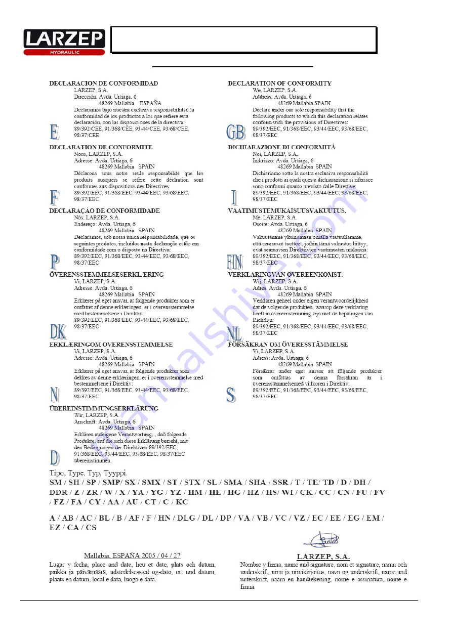 Larzep EE06018 Quick Start Manual Download Page 6