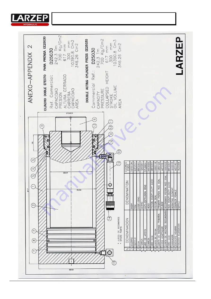 Larzep EE25030-CE/L Manual Download Page 8