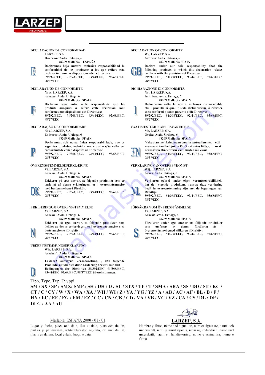 Larzep EM03012 Quick Start Manual Download Page 6