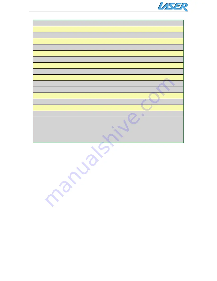 Laser AO-DPF10WD User Manual Download Page 16