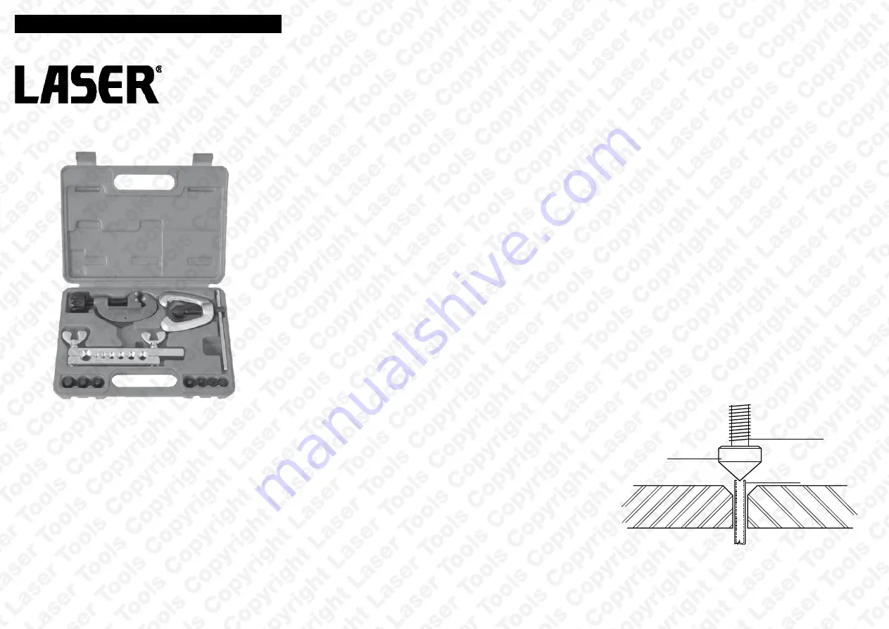 Laser Flaring Tool Скачать руководство пользователя страница 1