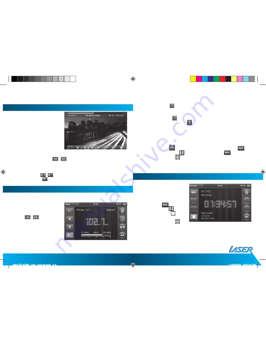 Laser MP4-T9-4GBK User Manual Download Page 3