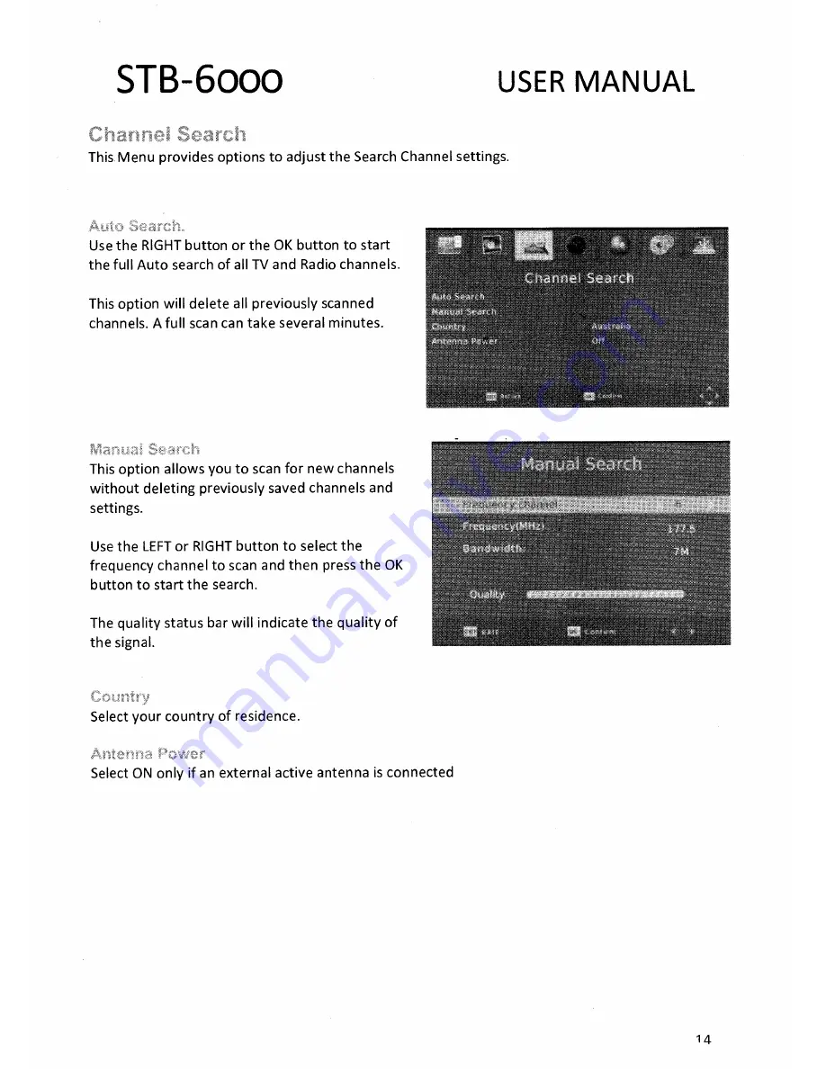 Laser STB-6000 User Manual Download Page 14