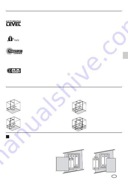 LaserLiner AutoCross-Laser 2C PowerBright Operating Instructions Manual Download Page 43