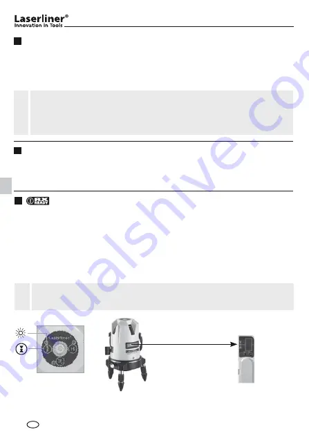 LaserLiner AutoCross-Laser 2C PowerBright Operating Instructions Manual Download Page 70