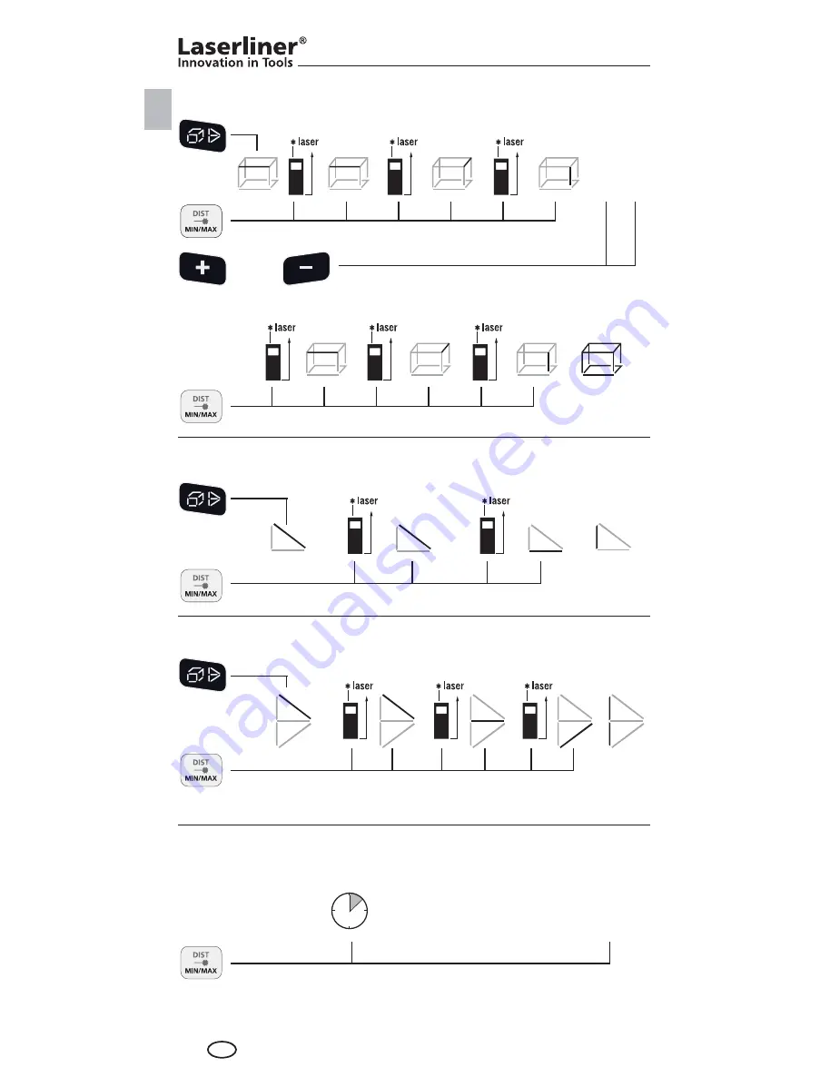 LaserLiner DistanceMaster Pocket Pro Manual Download Page 8